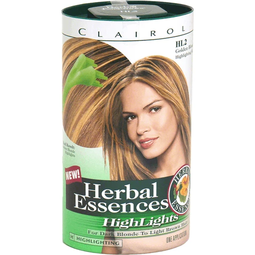 Clairol Herbal Essences HighLights Highlighting Kit, for Dark Blonde to  Light Brown Hair, Golden Blonde HL2 | Stuffing | Foodtown