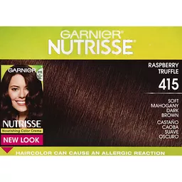 Garnier Nutrisse Hair Colour, 415 Dark Soft Mahogany | Hair Coloring |  Foodtown