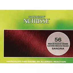 Garnier Nutrisse Hair Colour, 56 Medium Reddish Brown Sangria | Hair  Coloring | Foodtown