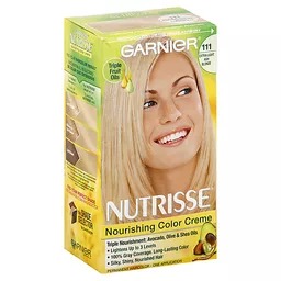 Garnier Nutrisse Nourishing Hair Color Creme, 111 Extra-Light Ash Blonde ( White Chocolate), 1 kit | Hair Coloring | Miller and Sons Supermarket
