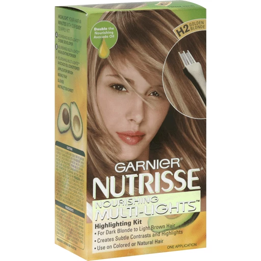 Nutrisse Nourishing Multi-Lights Highlighting Kit, Golden Blonde H2 | Hair  & Body Care | Food Country USA