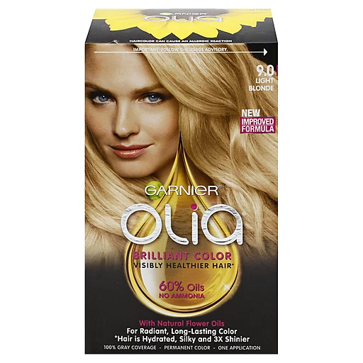 Garnier Olia Oil Powered Permanent Hair Color,  Light Blonde, 1 kit |  Styling Products | DeLaune's Supermarket