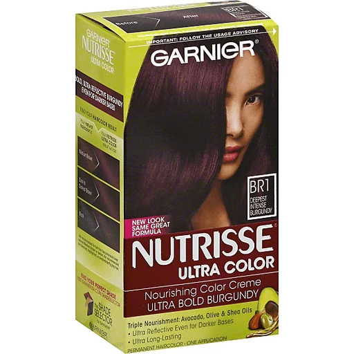 Nutrisse Hair Color, Permanent, Ultra Color, Deepest Intense Burgundy BR1 |  Hair & Body Care | Riesbeck