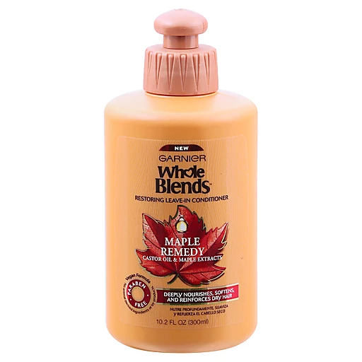 Garnier Whole Blends Restoring Leave-in Conditioner Maple Remedy, For Dry,  Damaged Hair,  fl. oz. | Cheese | Festival Foods Shopping