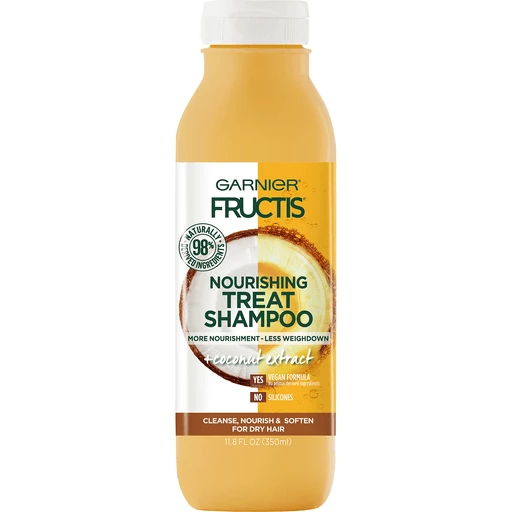 GARNIER Fructis Nourishing Treat Shampoo, For Dry Hair, Coconut, | Shop |  DeLaune's Supermarket