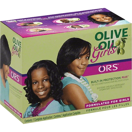 Ors Olive Oil Girls Built In Protection Plus No Lye Conditioning Hair  Relaxer System | Styling Products | Quality Foods