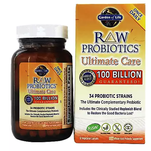 Garden Of Life Raw Probiotics Ultimate Care Vegetarian Capsules