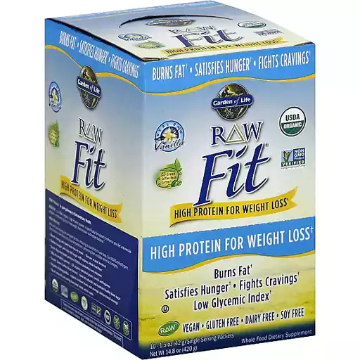 Garden Of Life Raw Fit High Protein For Weight Loss Vanilla