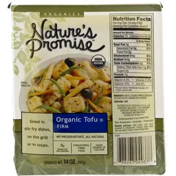 Natures Promise Plant Based Tofu Organic Firm Shop Chief Markets