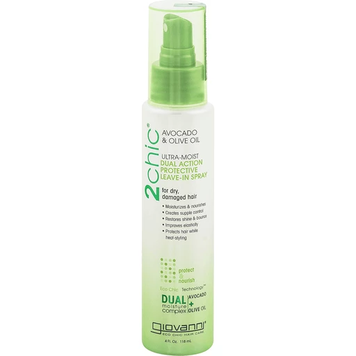 Giovanni Hair Care Products Spray Leave In Conditioner, 2Chic Avocado |  Shampoo & Conditioner | Green Way Markets