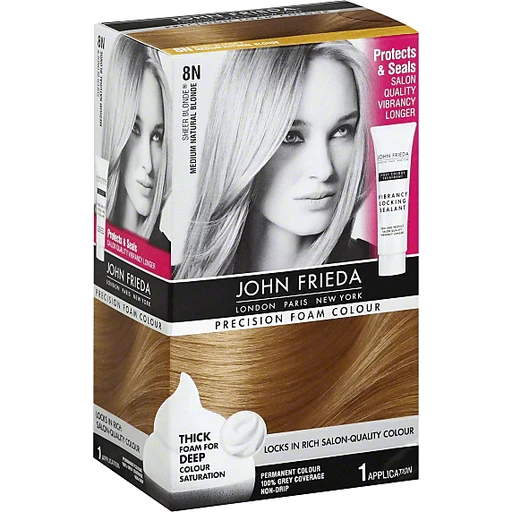 Precision Foam Colour Permanent Colour, Sheer Blonde, Medium Natural Blonde  8N | Hair Coloring | Sullivan's Foods