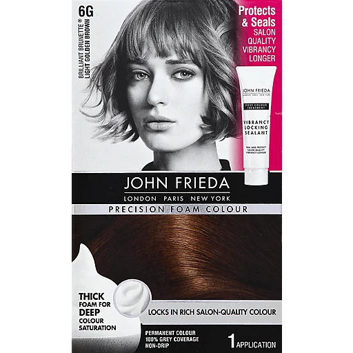 John Frieda® Precision Foam Colour Brilliant Brunette® Light Golden Brown  6G Permanent Hair Colour 1 kt. Box | Health & Personal Care | Price Cutter
