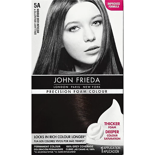 John Frieda® Precision Foam Colour Brilliant Brunette® Medium Ash Brown 5A  Permanent Hair Color 1 Kit Box | Shop | Chief Markets