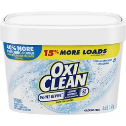 OxiClean White Revive Laundry Whitener + Stain Remover Powder, 3.5