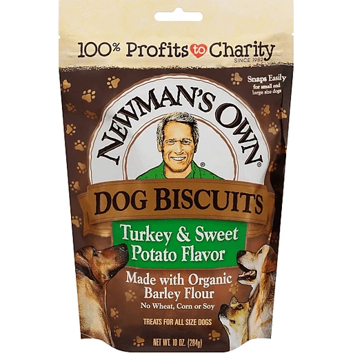 Newman's Own Turkey & Sweet Potato Dog Treats | Dog and Puppy Biscuits |  Big Y Foods