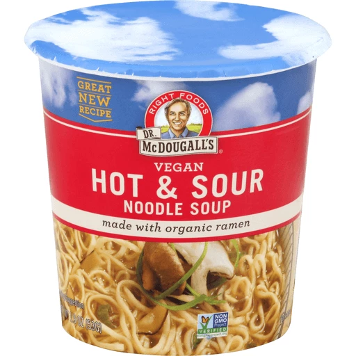 Dr Mcdougalls Noodle Soup Vegan Hot