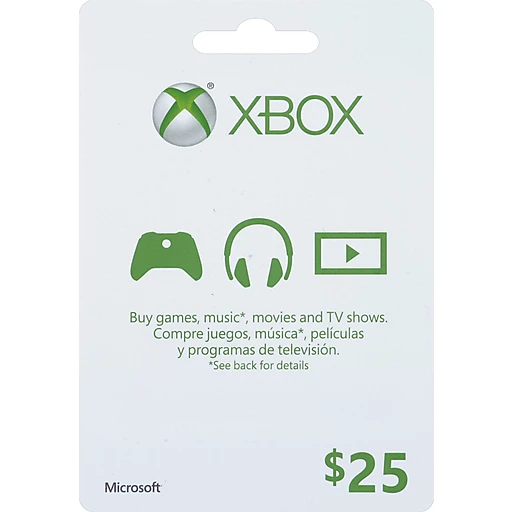ring Voel me slecht Dictatuur Xbox 25 Gift Card | Shop | KJ's Market