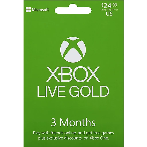 Van toepassing zijn Ongunstig Helderheid Fast Card Gift Card, Xbox Live Gold, $24.99 | Gift Cards | Bassett's Market