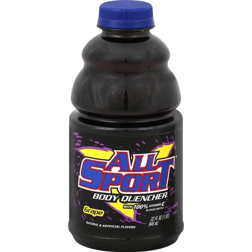 All Sport Body Quencher, Grape, Beverages