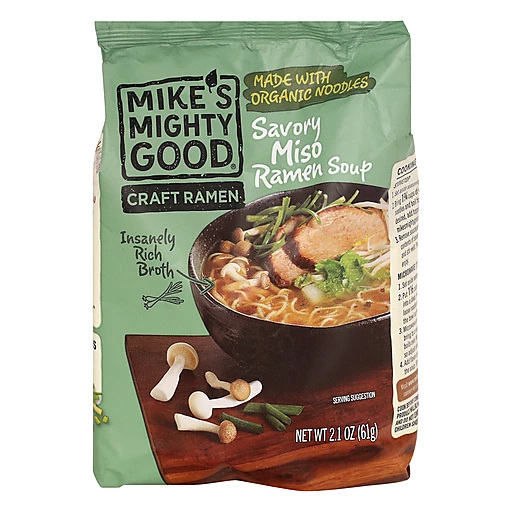 Mike's Mighty Good Savory Miso Ramen Soup 2.1 oz