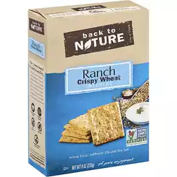 Search Results Back To Nature Ranch Crispy Wheat Crackers