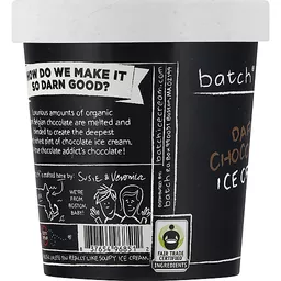 Batch Ice Cream Dark Chocolate | Frozen Foods | Clements'