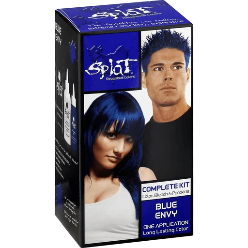 Splat Hair Color, Blue Envy, Complete Kit | Hair Coloring | Food Country USA