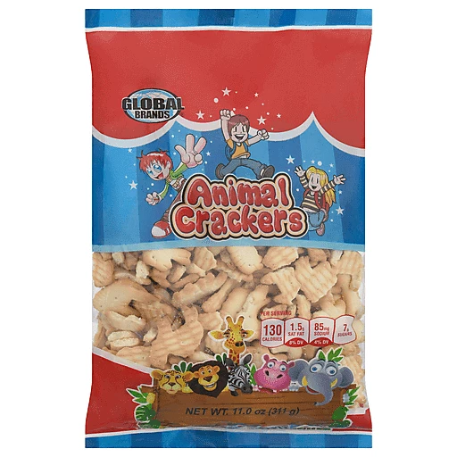 Global Brands Animal Crackers 11 Oz | Cookies | Lingle's Neighborhood Market