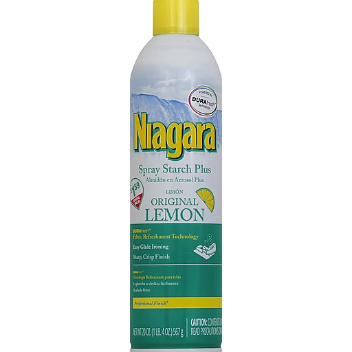 Niagara® Original Lemon Spray Starch Plus 20 oz Aerosol Can, Laundry  Detergent
