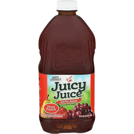 Juicy Juice Fruit Punch 100% Juice, No Sugar Added