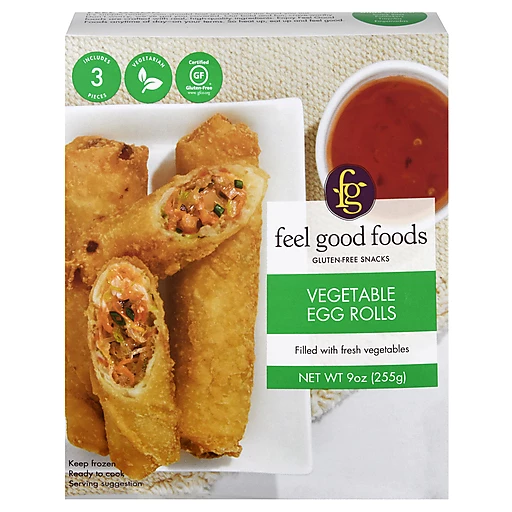 Feel Good Foods Vegetable Egg Rolls 9 oz