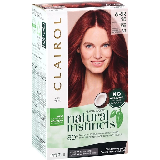 Clairol Natural Instincts Hair Color, Light Red, 6RR | Health & Personal  Care | Robert Fresh Shopping