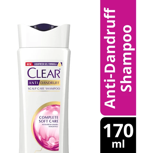 Clear Anti Dandruff Shampoo Complete Soft Care 170ML | Hair Care | Walter  Mart