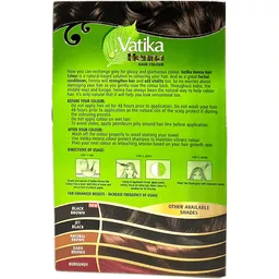 Vatika Rich Black Henna Hair Color | Henna for Hair | Baba Basket