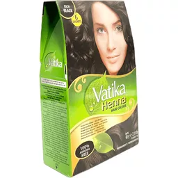 Vatika Rich Black Henna Hair Color | Henna for Hair | Baba Basket