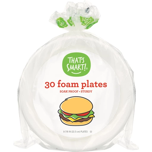 That's Smart Foam Plates 30 Ct, Plates