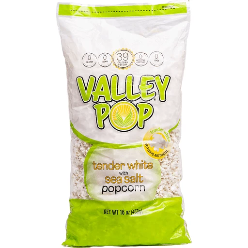 To tell the truth button upper Valley Popcorn Big Bag White | Popped | Festival Foods Shopping