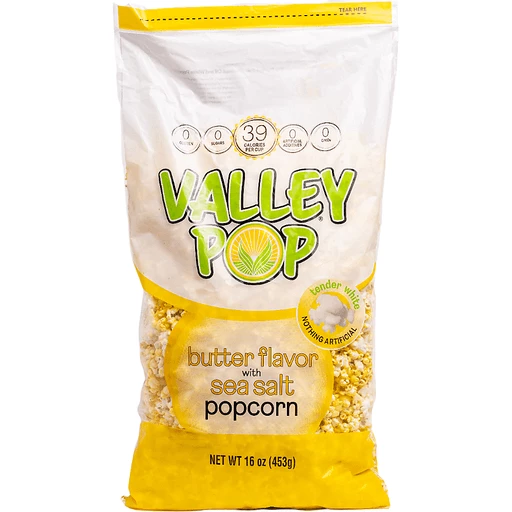 lottery Treatment Intend Valley Popcorn Big Bag Yellow | Popped | Festival Foods Shopping