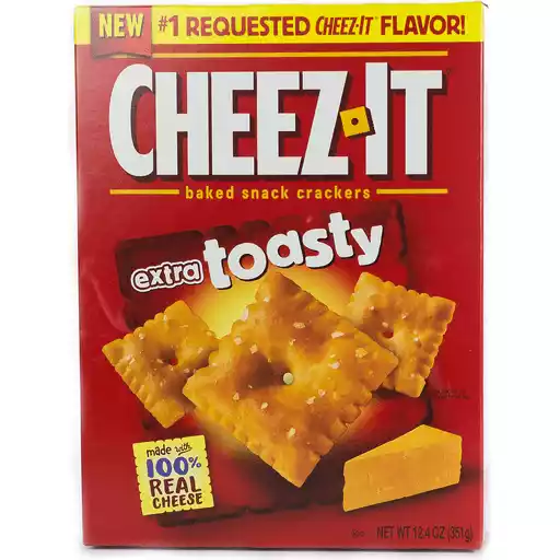 Cheez It Baked Snack Crackers Extra Toasty Cheese Market Basket